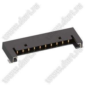 MOLEX Pico-Lock1.5™ 5040501091 вилка SMD горизонтальная на плату; шаг 1,5мм; 10-конт.