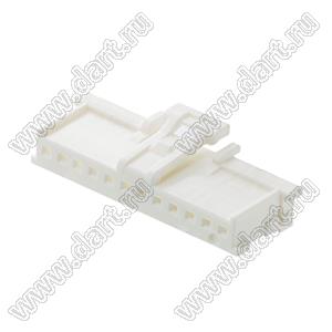 MOLEX MicroClasp™ 513821200 корпус однорядной розетки на кабель, цвет натуральный; 12-конт.