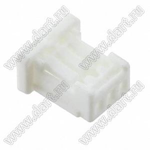 MOLEX Pico-Clasp™ 5013300300 корпус однорядной розетки на кабель, цвет натуральный; шаг 1,0мм; 3-конт.