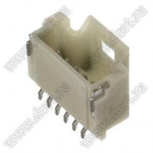 MOLEX Pico-Clasp™ 5015680607 вилка SMD однорядная горизонтальная на плату, цвет натуральный; шаг 1,0мм; 6-конт.