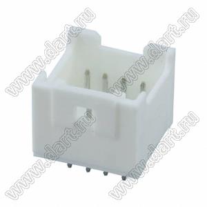 MOLEX MicroClasp™ 559170830 вилка двухрядная прямая без направляющих на плату, цвет натуральный; 8-конт.