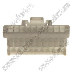 MOLEX Pico-Clasp™ 5013301000 корпус однорядной розетки на кабель, цвет натуральный; шаг 1,0мм; 10-конт.