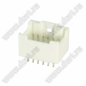 MOLEX MicroClasp™ 559171230 вилка двухрядная прямая без направляющих на плату, цвет натуральный; 12-конт.