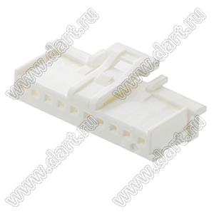 MOLEX MicroClasp™ 513821000 корпус однорядной розетки на кабель, цвет натуральный; шаг 2,00мм; 10-конт.