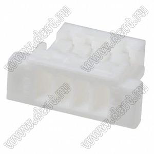 A1001-04Y (1.0-4Y, SHR-04V-S-B) корпус розетки на кабель; шаг 1,0мм; шаг 1,00мм; 4-конт.