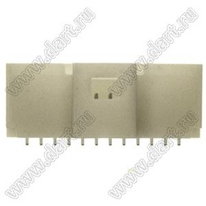 MOLEX Pico-Clasp™ 5015681207 вилка SMD однорядная горизонтальная на плату, цвет натуральный; шаг 1,0мм; 12-конт.