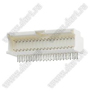 MOLEX MicroClasp™ 559593630 вилка двухрядная прямая без направляющих на плату, цвет натуральный; 36-конт.