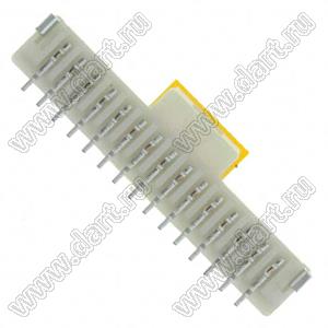 MOLEX Pico-Clasp™ 5013311507 вилка SMD однорядная вертикальная на плату, цвет натуральный; шаг 1,0мм; 15-конт.