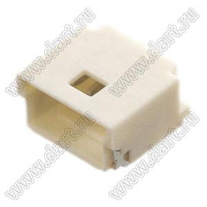 MOLEX Pico-Clasp™ 5015680407 вилка SMD однорядная горизонтальная на плату, цвет натуральный; шаг 1,0мм; 4-конт.