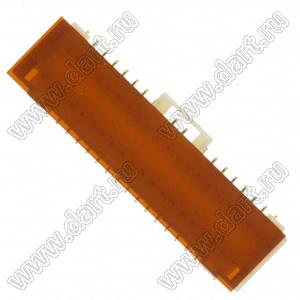 MOLEX Pico-Clasp™ 5011904017 вилка SMD с монтажной крышкой двухрядная вертикальная на плату, цвет натуральный; шаг 1,0мм; 40-конт.