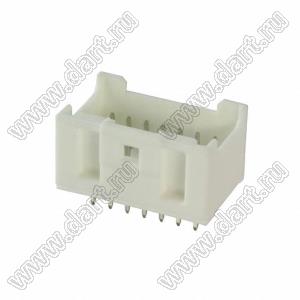 MOLEX MicroClasp™ 559171430 вилка двухрядная прямая без направляющих на плату, цвет натуральный; 14-конт.