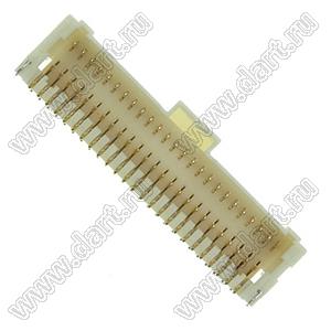 MOLEX Pico-Clasp™ 5015715007 вилка SMD двухрядная горизонтальная на плату, цвет натуральный; шаг 1,0мм; 50-конт.