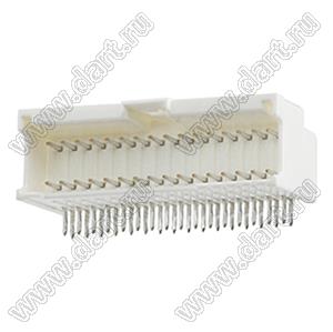 MOLEX MicroClasp™ 559593230 вилка двухрядная прямая без направляющих на плату, цвет натуральный; 32-конт.