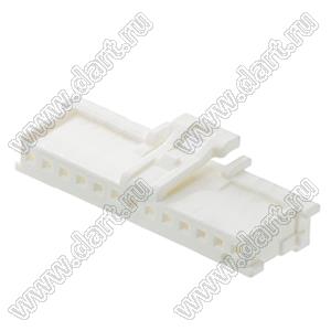 MOLEX MicroClasp™ 513821300 корпус однорядной розетки на кабель, цвет натуральный; 13-конт.