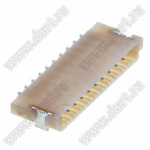 SM10B-SHLS-TF вилка SMD горизонтальная на плату; шаг 1,0мм; 10-конт.