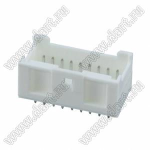 MOLEX MicroClasp™ 559171830 вилка двухрядная прямая без направляющих на плату, цвет натуральный; 18-конт.