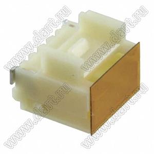 MOLEX Pico-Clasp™ 5019400407 вилка SMD однорядная вертикальная на плату, цвет натуральный; шаг 1,0мм; 4-конт.