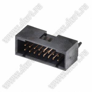 MOLEX MicroClasp™ 559321230 вилка однорядная прямая без направляющих на плату, цвет натуральный; 12-конт.