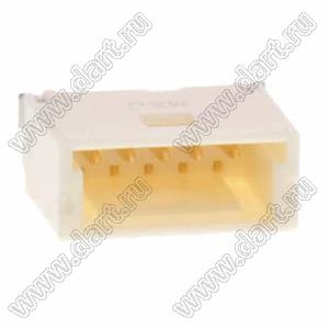 MOLEX Pico-Clasp™ 5044490507 вилка SMD однорядная вертикальная на плату, цвет натуральный; шаг 1,0мм; 5-конт.