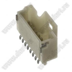 MOLEX Pico-Clasp™ 5015680807 вилка SMD однорядная горизонтальная на плату, цвет натуральный; шаг 1,0мм; 8-конт.