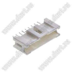 MOLEX MicroClasp™ 559320930 вилка однорядная прямая без направляющих на плату, цвет натуральный; 9-конт.