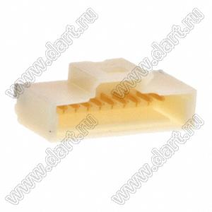 MOLEX Pico-Clasp™ 5044491007 вилка SMD однорядная вертикальная на плату, цвет натуральный; шаг 1,0мм; 10-конт.