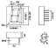 E10805-G-UR3-0-W (R8107) индикатор светодиодный; 0.8"; 1-разр.; 7-сегм.; красный; общий анод