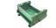 UM72-015 профилированный корпус на стандартный электрический DIN-рельс; L=15мм; пластик; зеленый