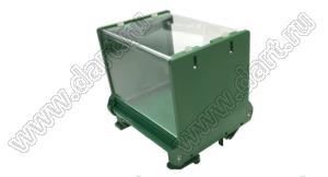UM72eco-105B профилированный корпус на стандартный электрический DIN-рельс; L=105мм; пластик; черный