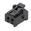 MOLEX L1NK2.50™ 2078410002 корпус однорядной розетки на кабель, цвет черный; 2-конт.