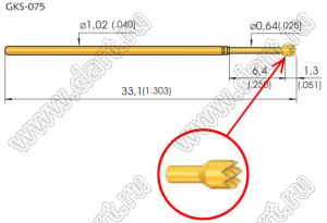 GKS-075 306 120 A1000 контакт-пробник