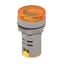 AD16-22DS 24V YELLOW индикаторная лампа на панель; Uном=24В; ON-(ON); желтая подсветка