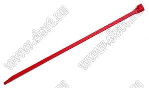 BLSST-7.6x350-02 стяжка кабельная; нейлон 66(UL); красный; L=350мм; W=7,6мм; E=90мм; 120кг