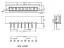 1230S-13 (FB-13) разъем для плоского шлейфа прямой; P=2,54мм; 13-конт.