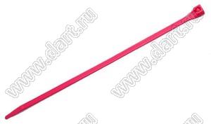 BLSST-4.8x500-10 стяжка кабельная; нейлон 66(UL); розовый; L=500мм; W=4,8мм; E=150мм; 50кг