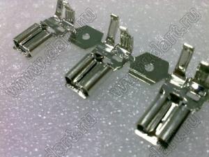 FT2540802-S-0.4 наконечник кабельный клемма ножевая "мама" FASTON; отожженная бронза; AWG#18-16; располож. на ленте поперечно