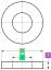 WS8-3.1-1 шайба пластиковая; D=8,0мм; d=3,1мм; T=1,0мм; нейлон-66 (UL); натуральный