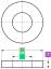 WS8-3.1-1 шайба пластиковая; D=8,0мм; d=3,1мм; T=1,0мм; нейлон-66 (UL); натуральный