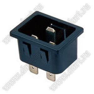 SP-865C1 вилка IEC60320(C19) сетевого питания с защелками на панель