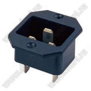 SP-865C2 вилка IEC60320(C19) сетевого питания на винтах на панель
