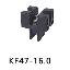 KF47-16.0-01P-13 клеммник барьерный, двухсторонние зажимы, корпус с монтажными ушами; шаг=16мм; I max=65/76А (стандарт UL/ICT); U=600/1000В (стандарт UL/ICT); 1-конт.