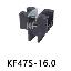 KF47S-16.0-01P-13 клеммник барьерный, двухсторонние зажимы, корпус с монтажными ушами, с крышкой на защелках; шаг=16мм; I max=65/76А (стандарт UL/ICT); U=600/1000В (стандарт UL/ICT); 1-конт.