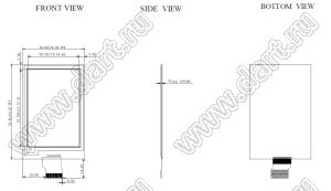 GDEH027Z70 e-paper дисплей; 2,7дюйм