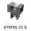 KF57SS-21.0-01P-13 клеммник барьерный, двухсторонние зажимы, корпус с монтажными ушами, с крышкой на винтах; шаг=21мм; I max=115/125А (стандарт UL/ICT); U=600/1000В (стандарт UL/ICT); 1-конт.
