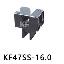 KF47SS-16.0-01P-13 клеммник барьерный, двухсторонние зажимы, корпус с монтажными ушами, с крышкой на винтах; шаг=16мм; I max=65/76А (стандарт UL/ICT); U=600/1000В (стандарт UL/ICT); 1-конт.