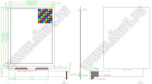 GDEW060C01 e-paper дисплей; 6дюйм