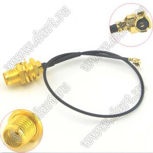 89761-3412 SMA JACK TO UFL 1.13 CABLE L=100mm кабельная сборка ВЧ