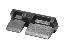 PCIEX-1 заглушка разъема PCI-E X1; нейлон-66 (UL); черный