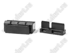 PCIEX-1 заглушка разъема PCI-E X1; нейлон-66 (UL); черный