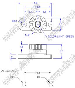 PG-04K двунаправленный пластиковый поворотный демпфер; PC (UL); POM